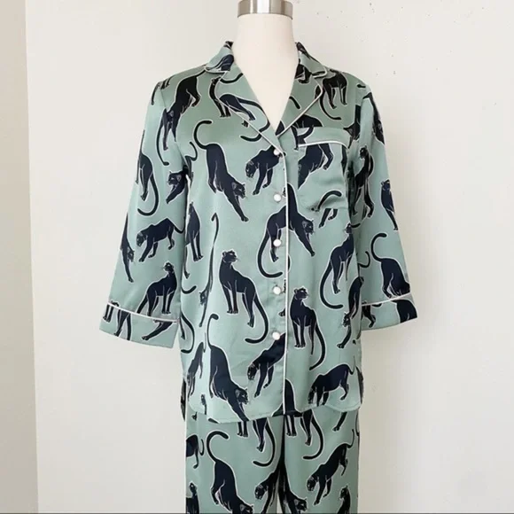 Ann Taylor women Cat Pajama Set - Picture 13 of 16